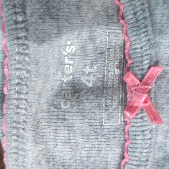 2 pair of Carter's 4T short sleeve with pants pajamas - Picture 2 of 4
